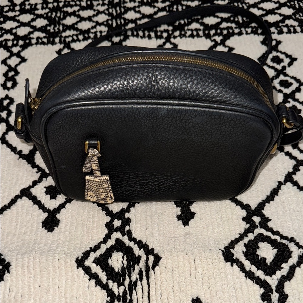 J.Crew Signet Italian Leather Crossbody Handbag